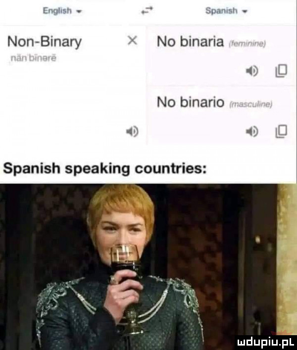 mw. abakankami lwy mmp. non bonary no banana no binario spanish speaking countries