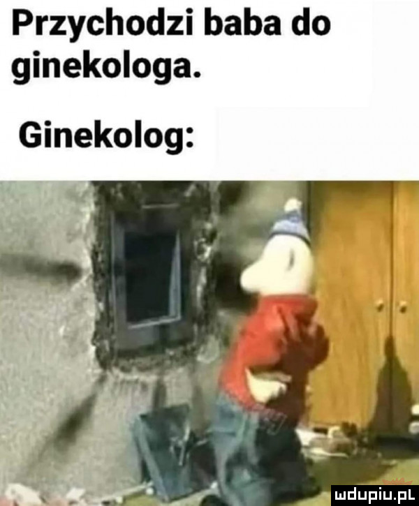 przychodzi baba do ginekologa. ginekolog