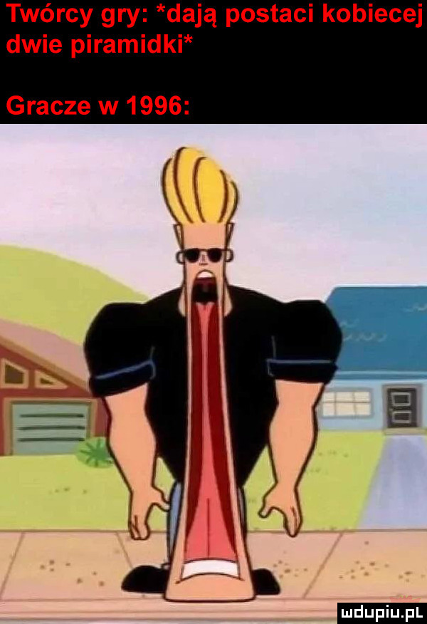 twórcy gry dają postaci kobiecej dwie piramidki gracze w      ludu iu. l