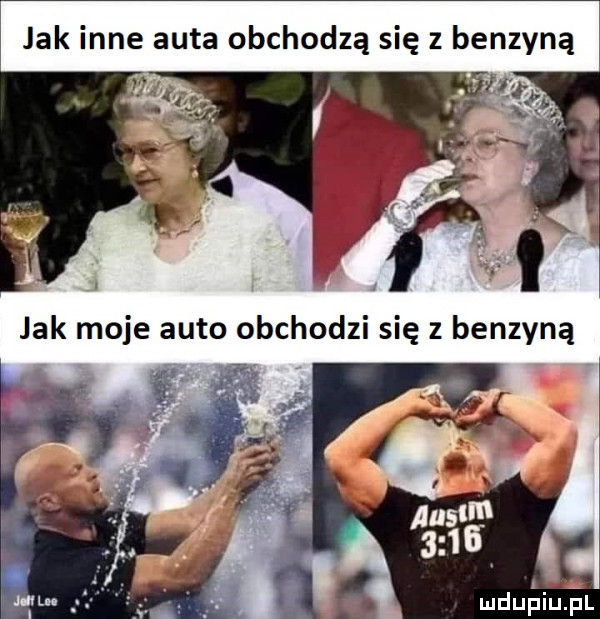 jak inne auta obchodzą się z benzyną a
