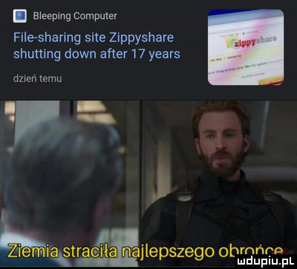 bleeping computer file sparing site zippyshare shutting down after    yeats dzień temu  . l zile m u idg stmeiiﬁljlepszego obmńnn