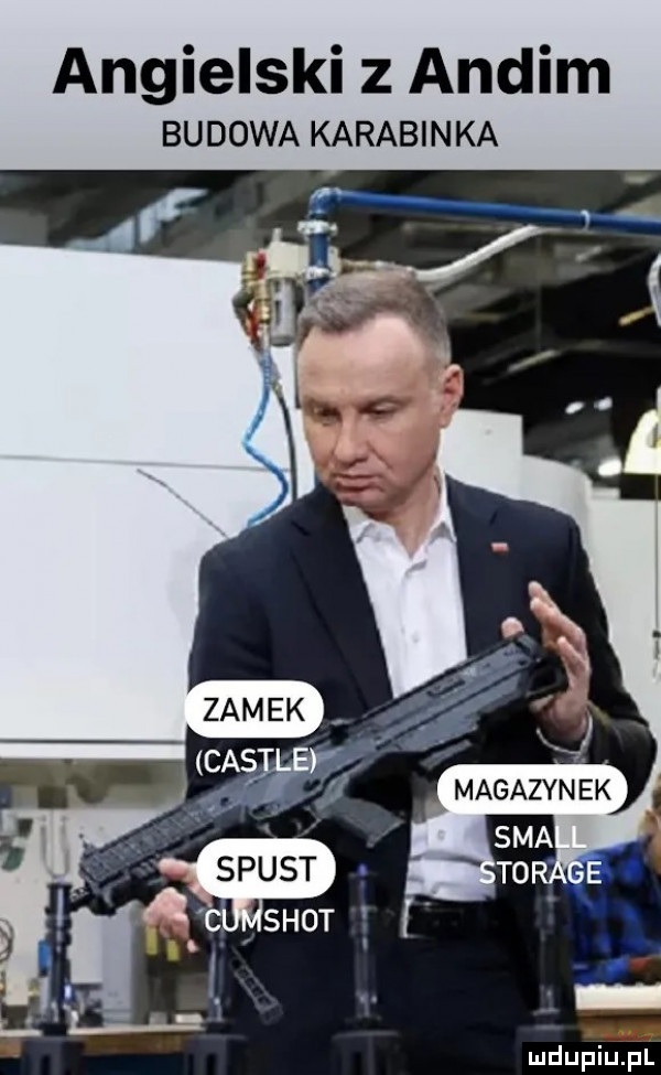 angielski z andom budowa karabinka