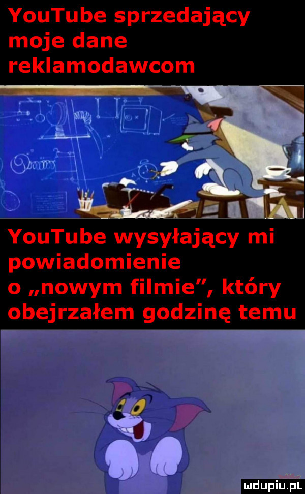 youtube sprzedający moje dane reklamodawcom powiadomienie o nowym filmie który obejrzałem godzinę temu q l wa