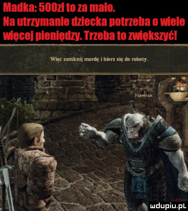 manka         za mało. ila mmmanle meg llllll lilla il wiele ﬂecel iiigiiigiiiv. trzepla to medin wmmlm uhm