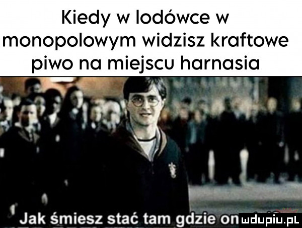 kiedy w lodówce w monopolowym widzisz kraftowe piwo no miejscu hornosio. pną m jak śmiesz stać tam gdzie on