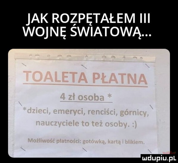 jak rozpętałem iii wojnę swiatową