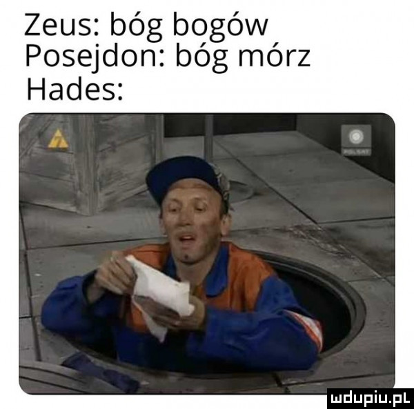 zeus bógbogów posądon bógrnórz hades