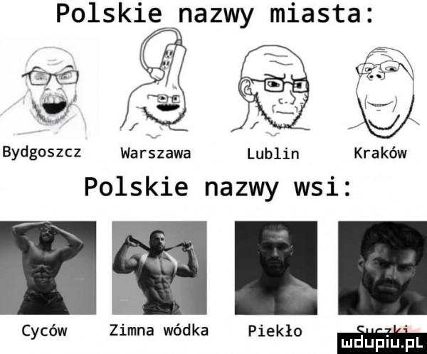polskie nazwy miasta a. v bydgoszcz warszawa lublin polskie nazwy wsi cyców zimna wódka piekło