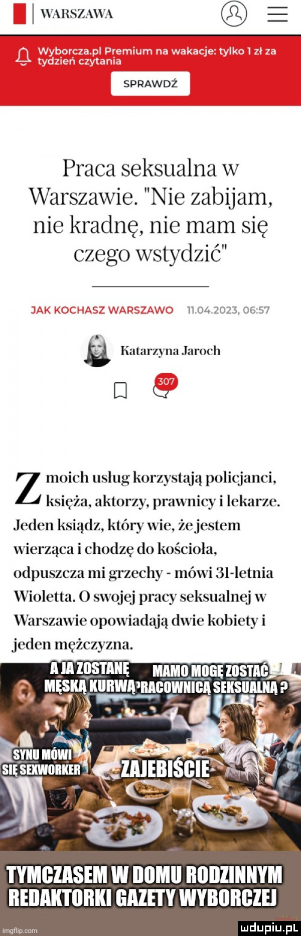 varszawa sprawdż praca seksualna w warszawie. nie zabijam nie kradnę nie mam się czego wstydzić i ę ll sz.   . c                   . katarzyna jałoch ehm moich uslug korzystają policjanci księża aktorzy prawnicy i lekarze. jeden ksiądz który wie żejestem wierząca i chodzę do kościoła odpuszcza mi grzechy mówi bl letnia wioletta. o swojej pracy seksualnej w warszawie opowiadają dwie kobiety i jeden mężczyzna. a iazęistaiię mnunnunsmć i mgsxﬂwycqwulcnsmsum f się minimum e i ymgiasem w iiiimii iiiiiiiiiihym beiiak i iibki gazety wybobgiei leincom