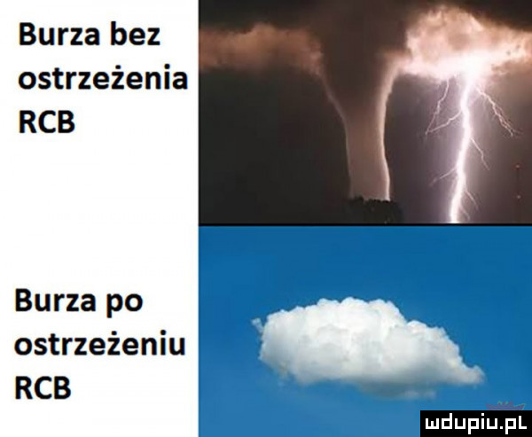 burza bez ostrzeżenia rab burza po ostrzeżeniu rab ludu iu. l