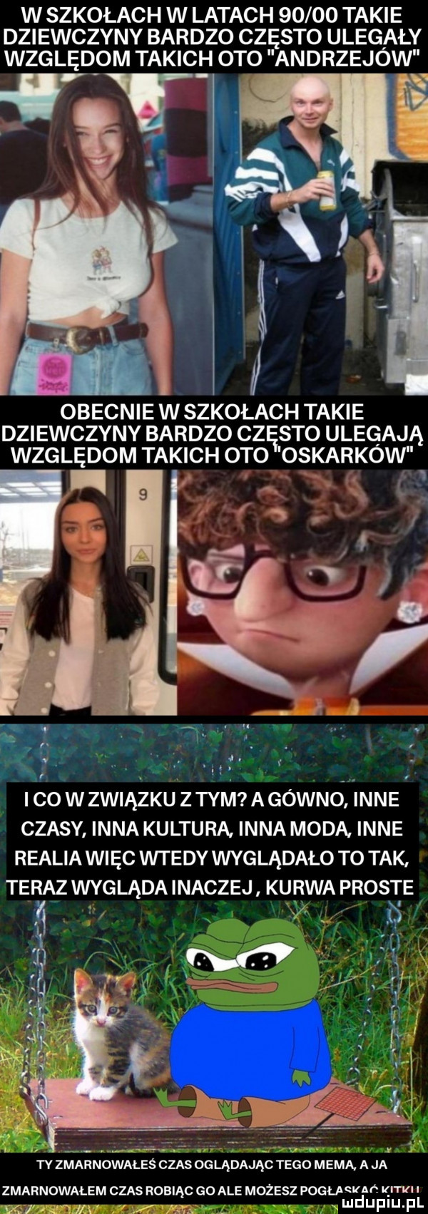 w szkołach w latach       takie dziewczyny bardzo często ulegały względom takich oto andrzejow. a a obecnie w szkołach takie dziewczyny bardzo często ulegają względom takich oto oskarkow ido w związku z tym a gówno inne czasy inna kultura inna moda inne realia więc wtedy wyglądało to tak teraz wygląda inaczej kurwa proste tv zmarnowałeś czas oglądając tego mamą a ja zmarnowałem czas robiąc go ale możesz pocuwm ma ju ll. u dup u p