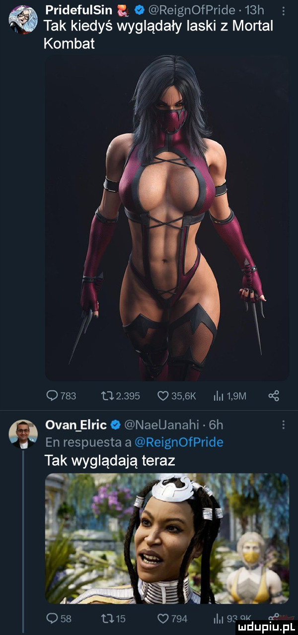 pridefulsin q   reignofpride   h   tak kiedyś wyglądały ilski   mortal komnat                   k    m oman eiric o nananahi  h en respuesta a reignofpride                   w g  mduplu pl