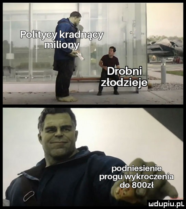 podniesienie progu wykroczenia do