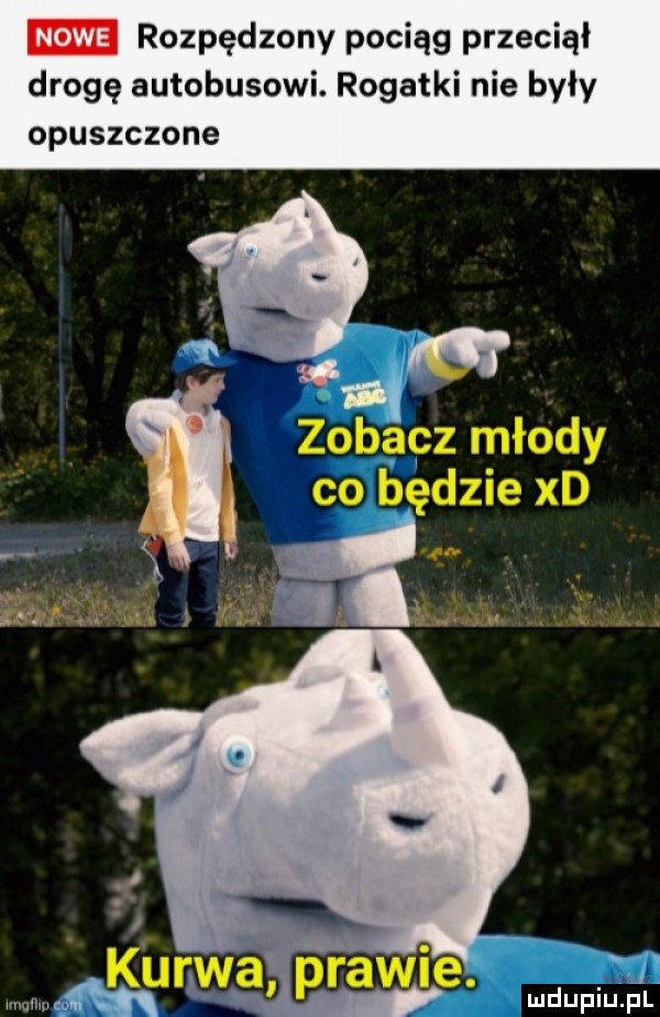 rozpędzony pociąg przeciął drogę autobusowi. rogatki nie były opuszczone    zobacz młody co będzie xd   l a