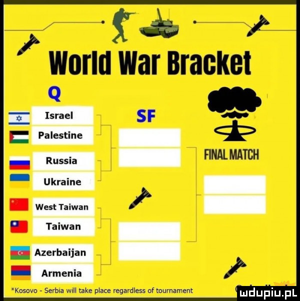 f a. worm war bracket