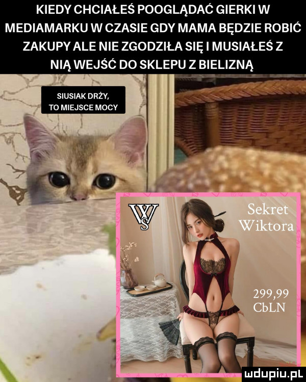 kiedy chciałeś pooglądaó gierki w mediamarku w czasie gdy mama będzie robic zakupy ale nie zgodziła się i musiałeś z nią wejśc do sklepu z bielizną