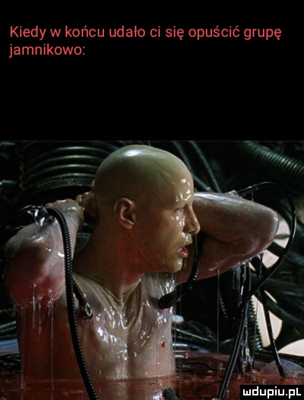 kiedy w końcu udało ci się opuścić grupę jamnikowo