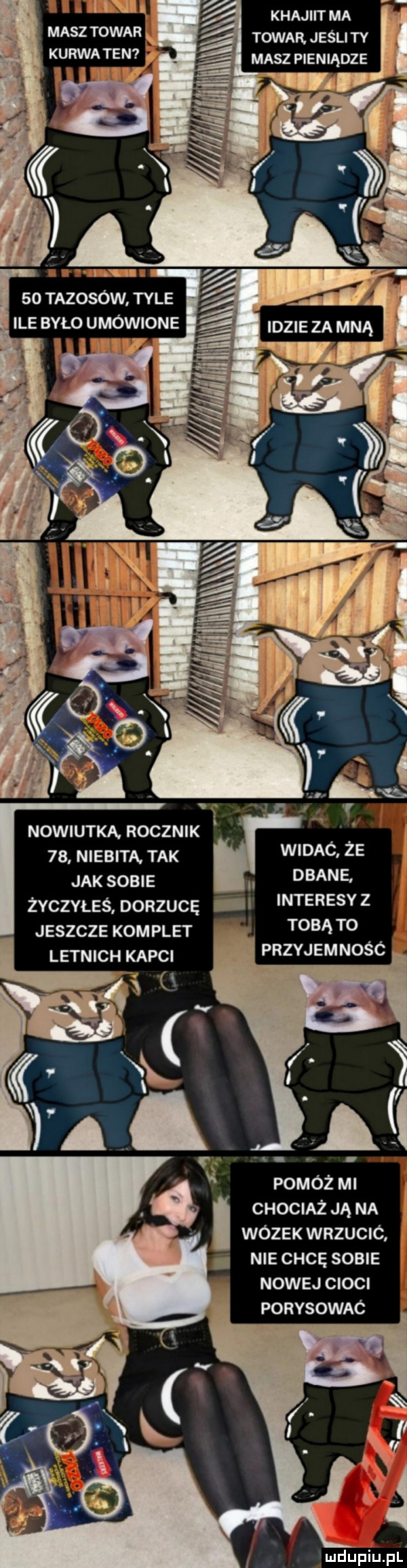 khajiit ma masz towar towar. jeśli ty kurwa ten   masz pieniądze    trzosów tyle ile było umówione nowiutką rocznik    niebita tak jak sobie zoczyłeś dorzucę i nteresy z jeszcze komplet tobą to letnich pc przyjemnośó. abakankami   i w. pomóż w chociaz ją na wózek wrzucic. nie chcę sobie nowej cioci porysowac