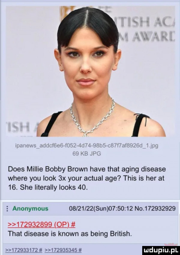 www m llllllllhnif l  l   leliflj awuhw mu   kb apl dres milcie bobby brown hace trat aging diseuse where y-u look  x your actual age tais is her at    sie literalny looks   .   anonymous          sun          no           woal trat diseuse is klown as being british
