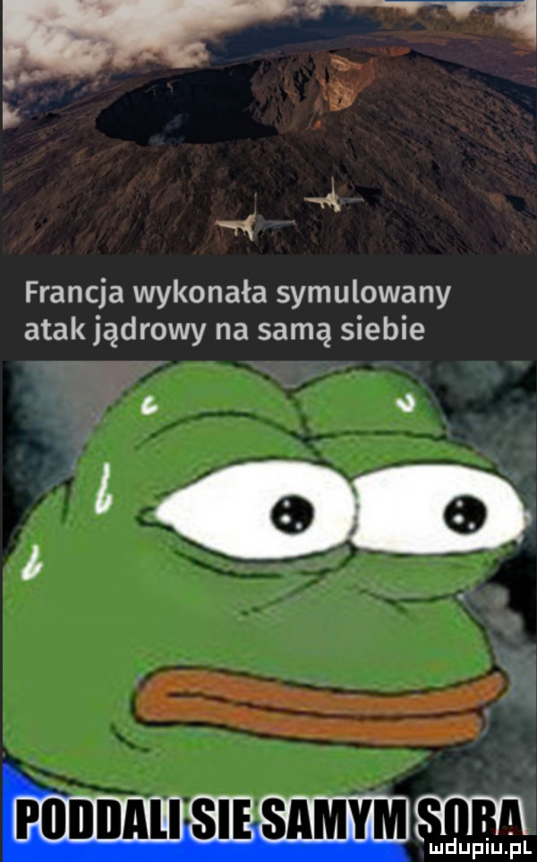 francja wykonała symulowany atak jądrowy na samą siebie   l. mnnnu sie samym mel