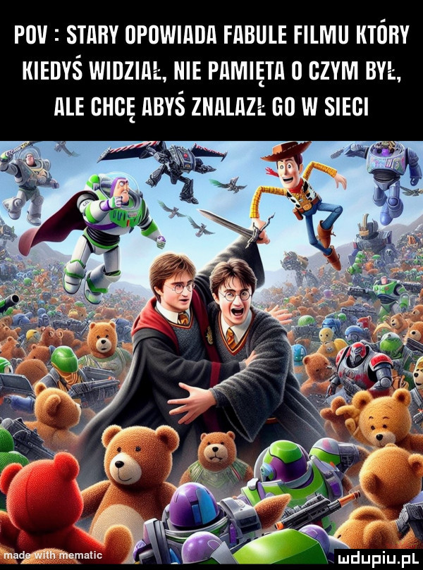 pcv stary opowiada fabule filmu który kiedyś widział nie pamięta   czym był ale chcę abyś znalazł co w sieci