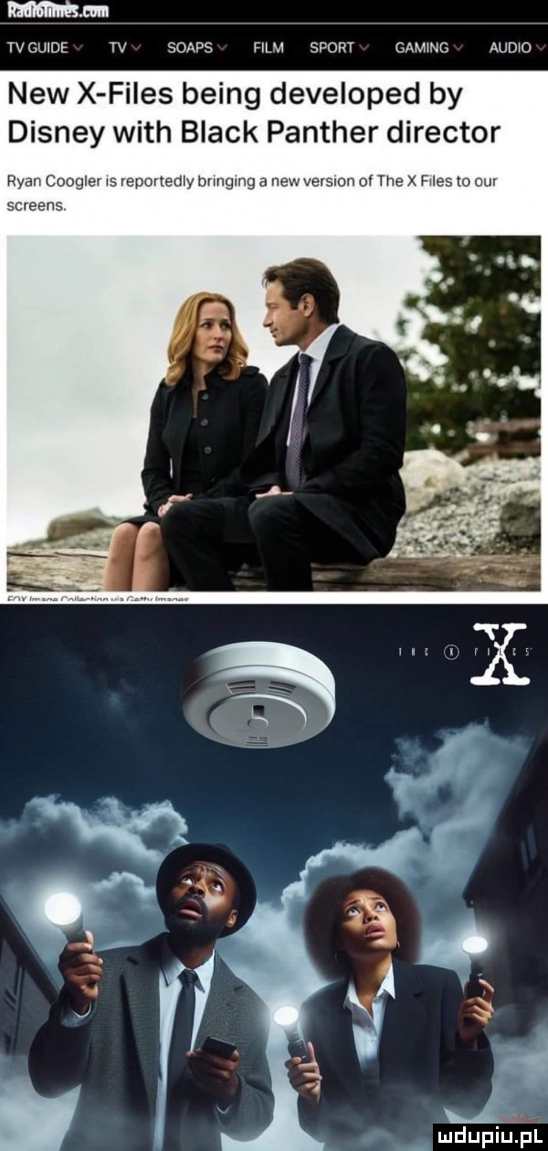 mm w guide tv soaps film sport gaming auowo naw x files being developed by disney with black panther direktor ryan coogler ws veponemy bringing a naw version of tee x files to ocr screens. mdupiu. pl