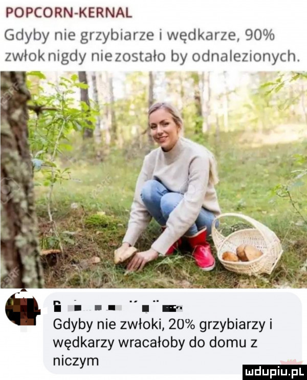 popcorn kernel gdyby nie grzybiarze i wędkarze    zwłok nigdy niezostało by odnalezionych. abakankami e i i i. abakankami gdyby nie zwłoki    grzybiarzy i wędkarzy wracałoby do domu z nucz m y