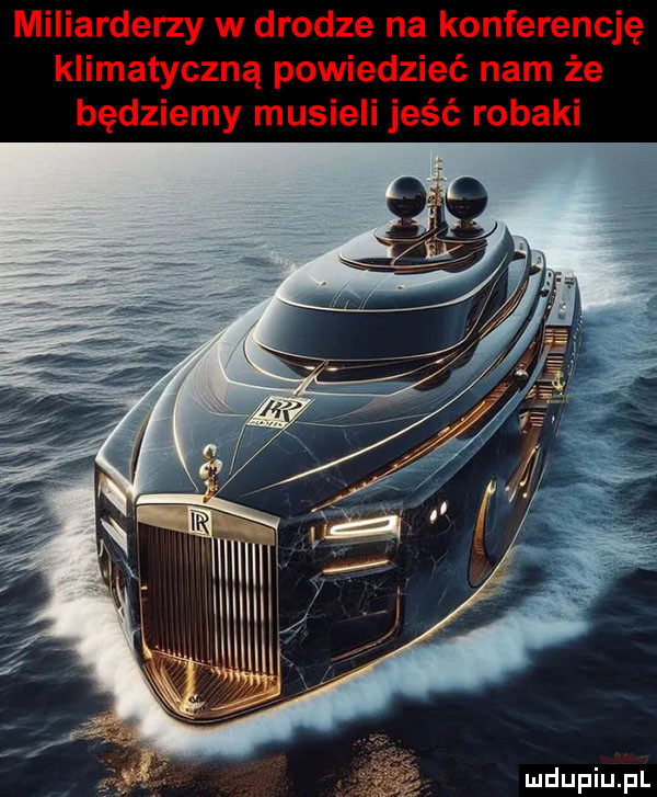 miliarderzy w drodze na konferencję klimatyczną powiedzieć nam że będziemy musieli jeść robaki