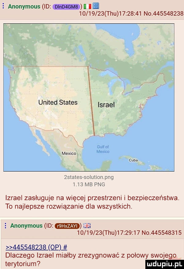 anonymous ihs mu ie          tau          no           united status srael mexlcu gula zelalewsolullon pbg l    mb pbg izrael zasluguje na więcej przestrzeni i bezpieczeństwa to najlepsze rozwiązanie dla wszystkich anonymous id  d       tau          no                     gg dlaczego lzrael mialby zrezygnować z polowy swojego terytorium