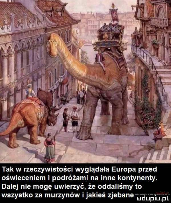 tak w rzeczywistości wyglądała europa przed oświeceniem i podróżami na inne kontynenty. dalej nie mogę uwierzyć że oddaliśmy to wszystko za murzynów i jakieś zjebane