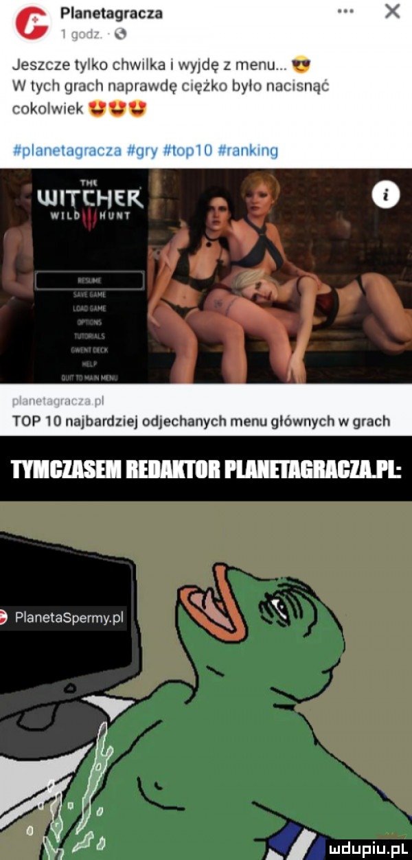 g planetagracza jeszcze tylko cew ica wy dę   menu. w tych grach naprawdę cnezko bylo nacnsnąc cokolwiek. abakankami ujitehek o nyh w top    najbardziej odjechanych menu głównych w grach higgs iieiiik i ilii runmamzub p anelaspermy pl