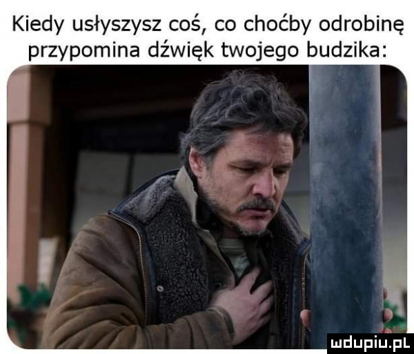 kiedy usłyszysz coś co choćby odrobinę przypomina dźwięk twojego budzika mdupiupr
