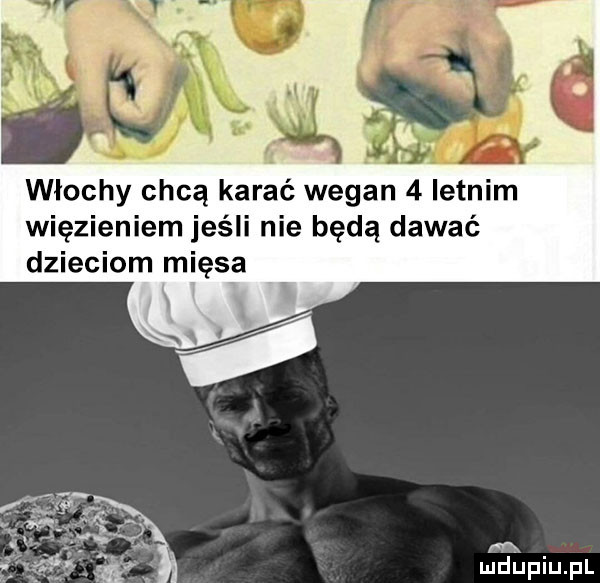 włochy chcą karać wegan   letnim więzieniem jeśli nie będą dawać dzieciom mięsa m