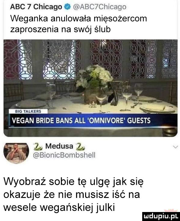 abc   chicago. abc chicago weganka anulowała mięsożercom zaproszenia na swój ślub vegan brisé baas all omnivore guests za modusa z bionicbombsheh wyobraź sobie tę ulgę jak się okazuje że nie musisz iść na wesele wegańskiej quki