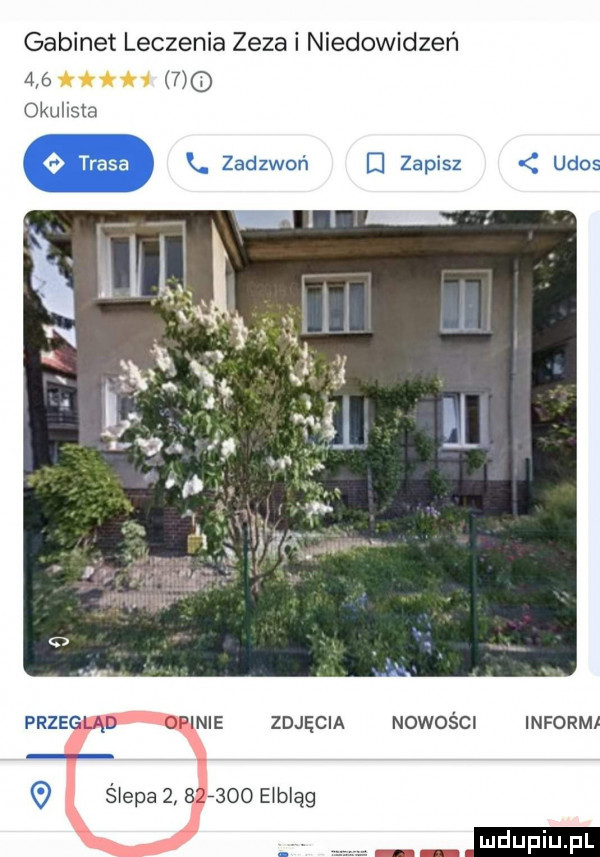 gabinet leczenia zeza i niedowidzeń       okulista l zadzwoń zapisz udo nie zdjęcia nowości inform      e blag