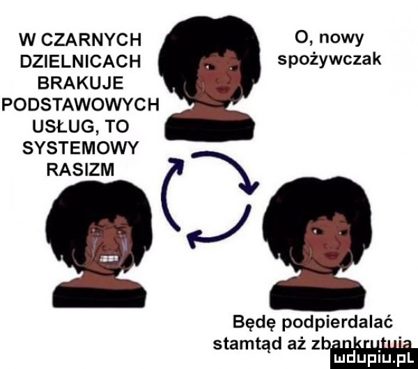 nowy spożywczak w czarnych dzielnicach brakuje podstawowych usług to systemowy rasizm będę podpierdalać stamtąd aż w. ludupiu. pl