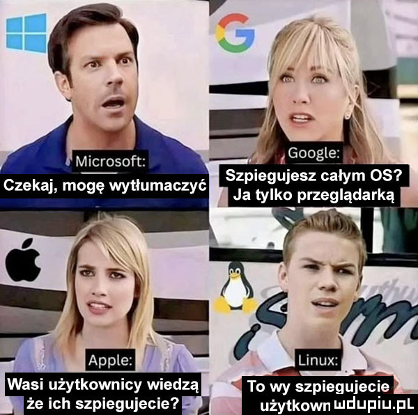 to wy szpiegujecie użytkown