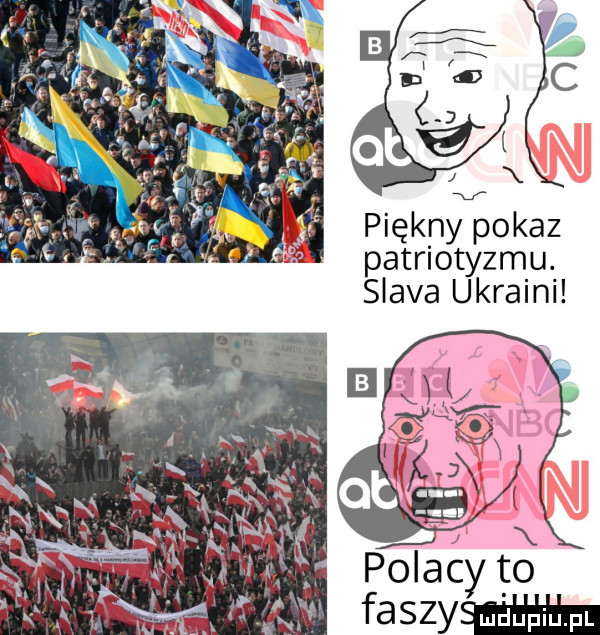 piękny pokaz patriotyzmu. slava ukraini