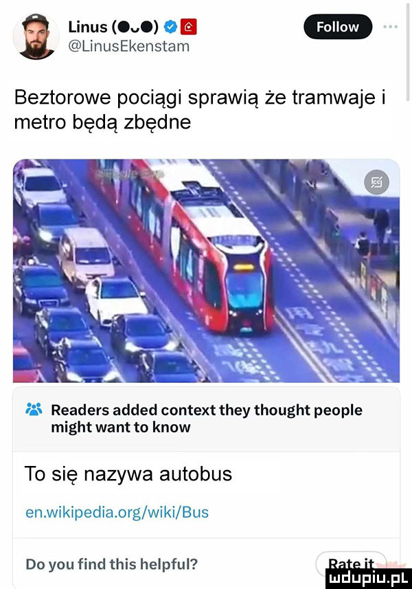 linus v linusekenstam beztorowe pociągi sprawią że tramwaje i metro będą zbędne readers added content they thought people migot want to know to się nazywa autobus enwikipedia olg wiki bus do y-u fond tais helpful. mduplu pl