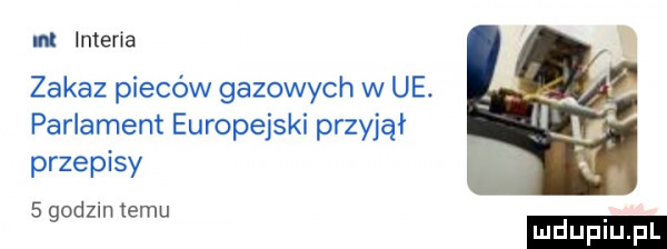 lal interia zakaz pieców gazowych w ue. parlament europejski przyjął przepisy   godom temu mduplu pl