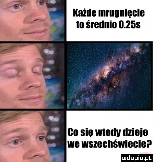 każde mrugnięcia lal średnia