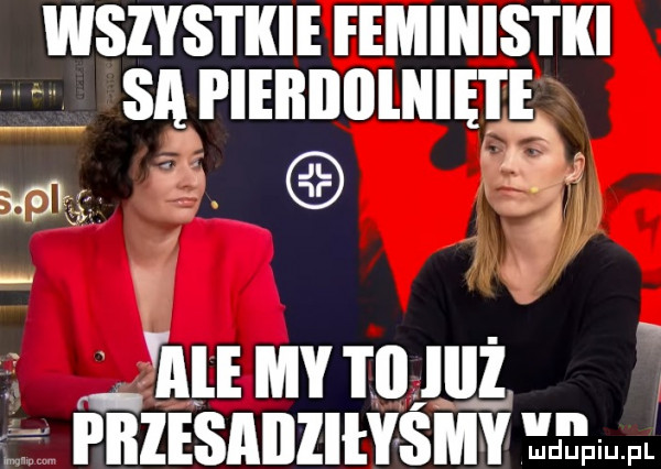 wszystkie feminis i ki sągrlinnumuęu   ale my muz iłlesaillityśmy