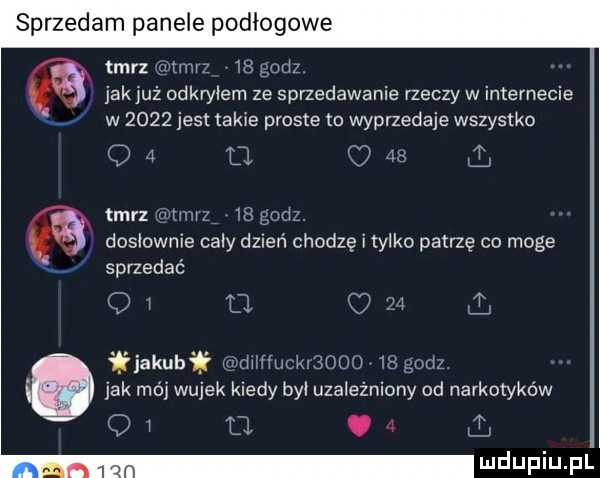 sprzedam panele podłogowe lmrz an zs godz jak juz odkryłem ze sprzedawanie rzeczy w internecie w      jest takie proste to wyprzedaje wszystko o d o w tmez inn rs pd. doslownie caly dzień chodzę i tylko patrzę co moge sprzedać v ji m lmhuumsuuo hi łosz jak mój wujek kiedy był uzależniony od narkotyków q   el. xl