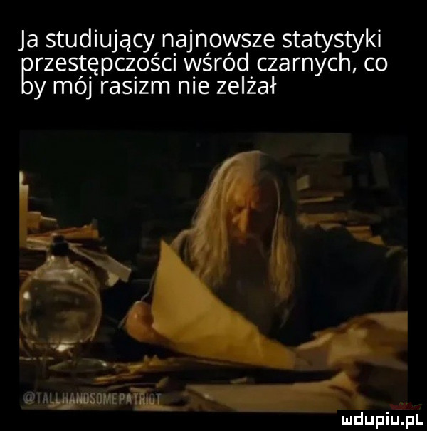 ja studiujący najnowsze statystyki erzestępczości wśród czarnych co y m  ra  zm nie zelżał wmwmf. in w