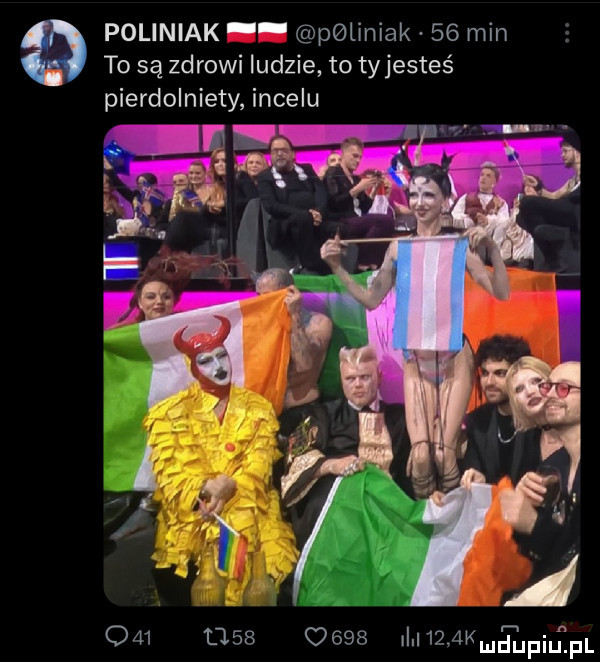 poliniak pguniak    min to są zdrowi ludzie to ty jesteś pierdolniety incelu om     c     i i   aknﬁfij fl