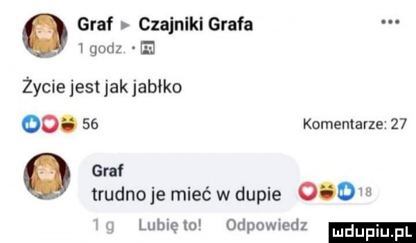 graf czajniki grafa   godz życie jest jak jabłko oo.    komentarze    graf trudno je mieć w dupie     w lunięto odpowiedz