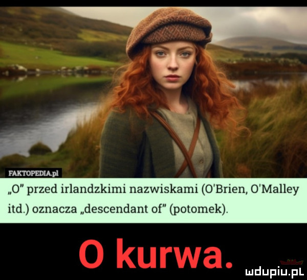przed irlandzkimi nazwiskami o brian o marley td oznacza descendent of potomek