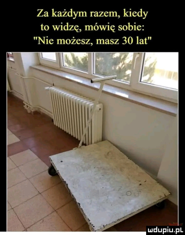 za każdym razem kiedy to widzę mówię sobie nie możesz masz    lat mdupiiﬁal
