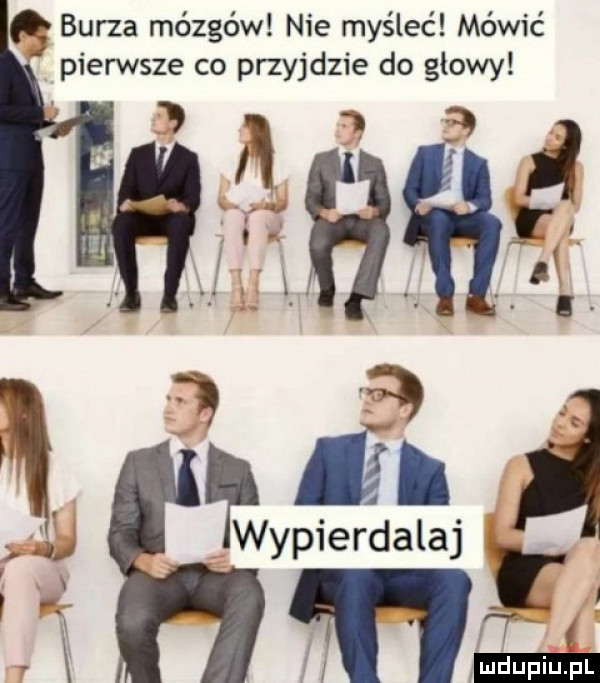 burza mózgów nie myśleć mówić pierwsze co przyjdzie do głowy