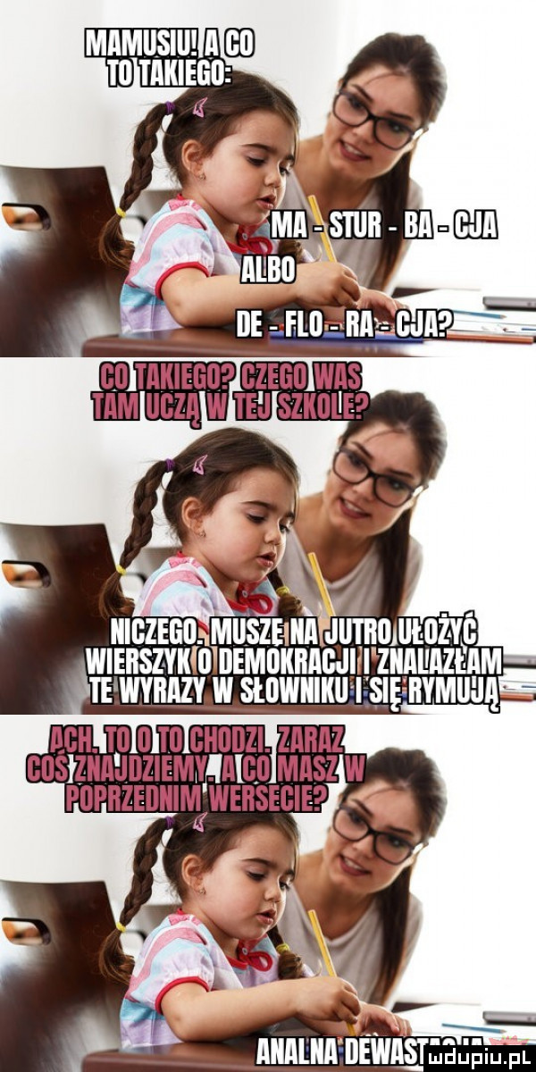 iiigzegllnaallszełlla jiitaiiiałuzyg wierszyka demokracjai ziiaijazłam